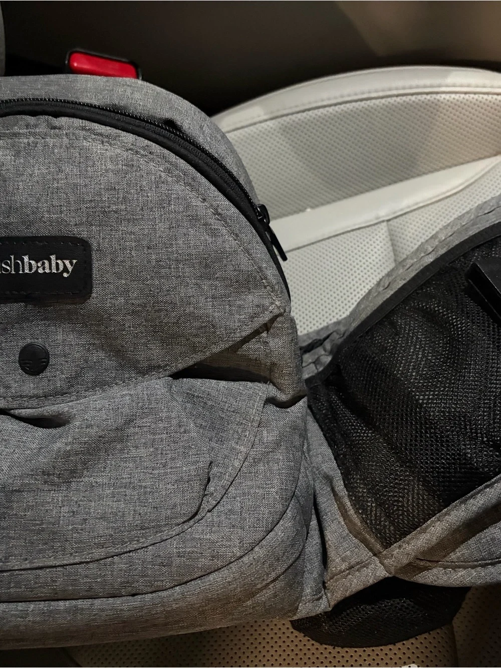Gray Kids Belt Bag by oshbaby